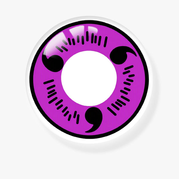 Sasuke Uchiha Purple Costume Yearly Contact Lenses | 2 Pcs