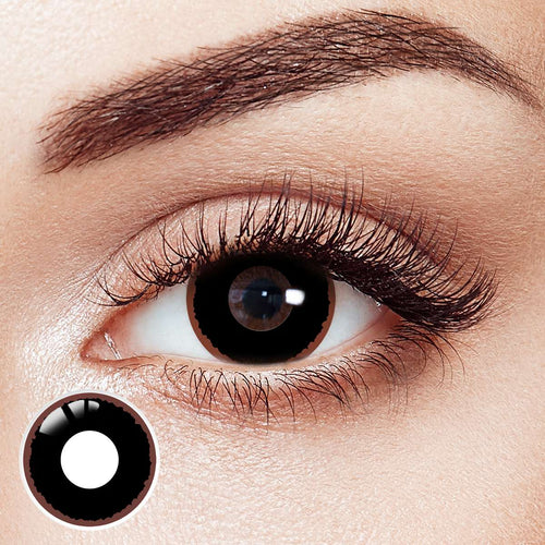 Crimson Maw Black Costume Yearly Contact Lenses | 2 Pcs