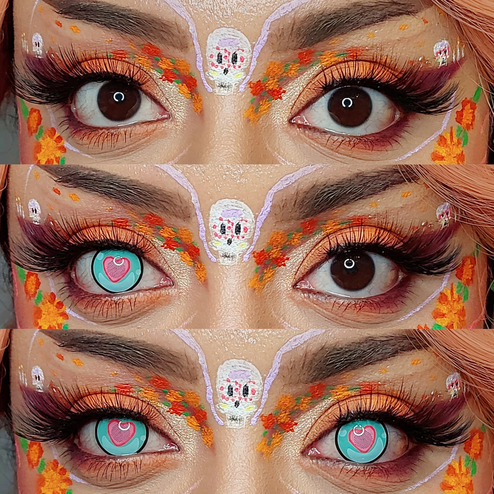 Puppet Green Costume Yearly Contact Lenses