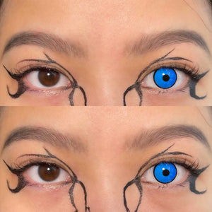 Obsidian Blue Costume Yearly Contact Lenses