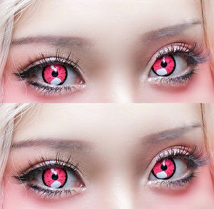 Anime Bling Pink Costume Yearly Contact Lenses