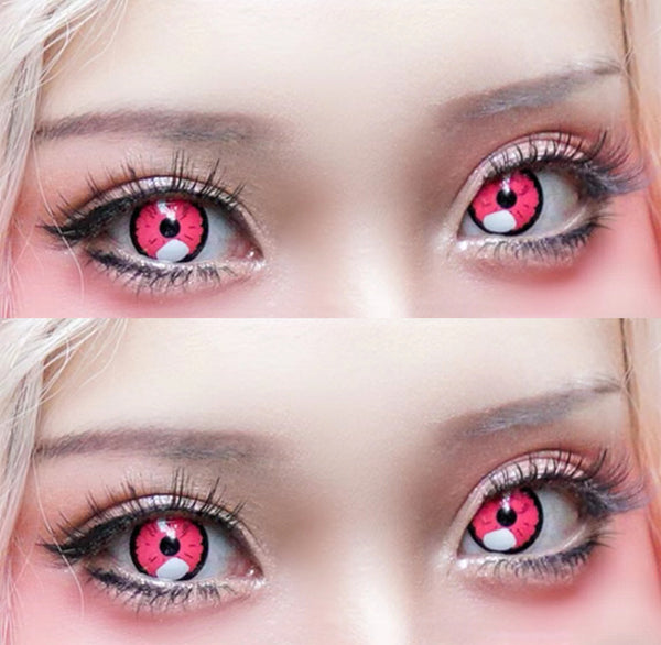 Anime Bling Pink Costume Yearly Contact Lenses