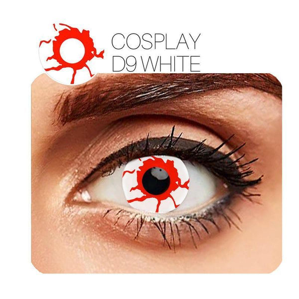 Bleeding Red Halloween Contact Lenses