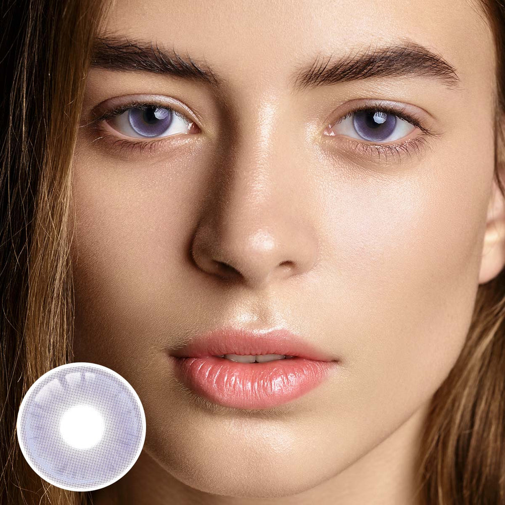 Heather Purple Prescription Yearly Contact Lenses