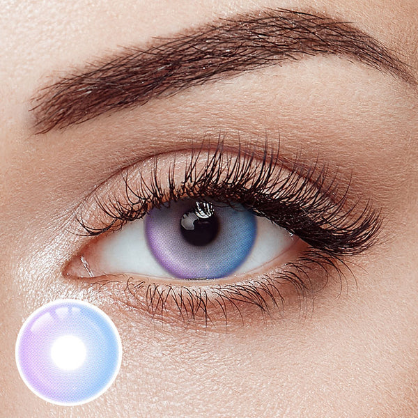 Periwinkle Purple Prescription Yearly Contact Lenses