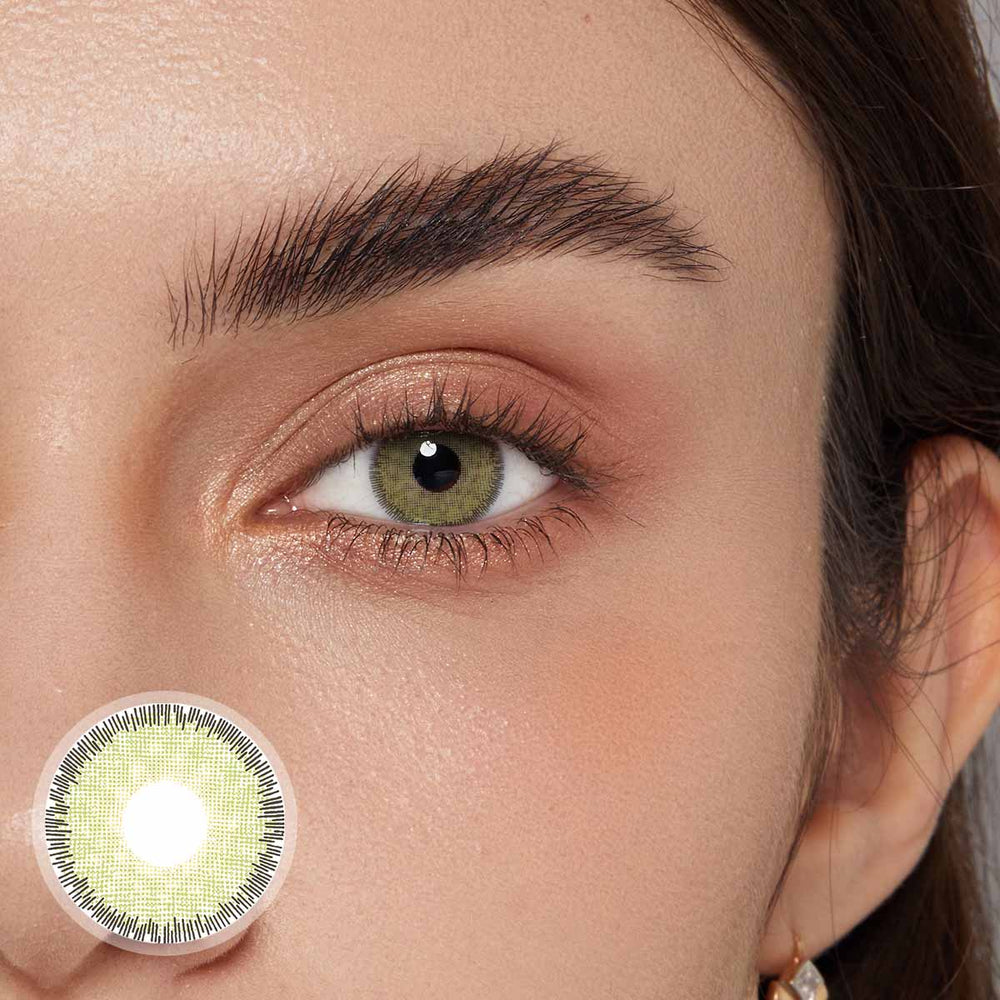 [US Warehouse] Premium Green Prescription Contact Lenses
