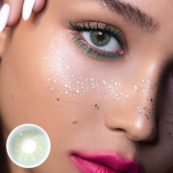 HIDROCOR Jade Cumbuci Green Contact Lenses