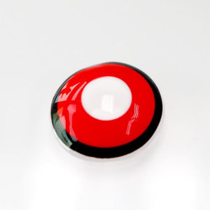 Circle Red Costume Contact Lenses
