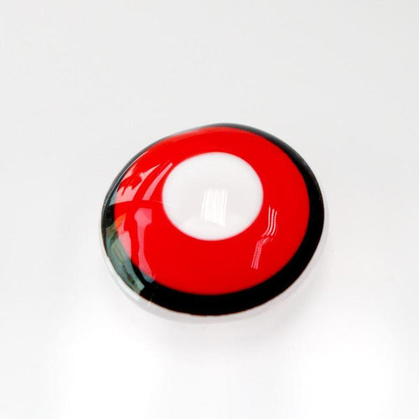 Circle Red Costume Contact Lenses
