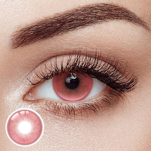 Ruby Pink Yearly Contact Lenses
