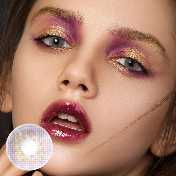 Cloud Violet Contact Lenses