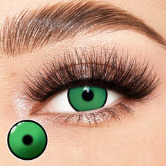 Obsidian Green Costume Yearly Contact Lenses