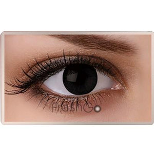 Blind Black Costume Contact Lenses