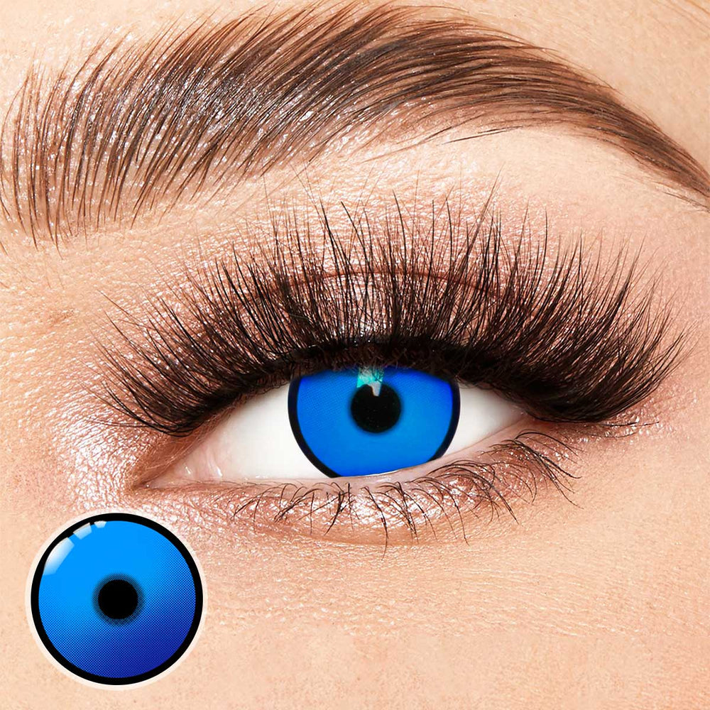Obsidian Blue Costume Yearly Contact Lenses