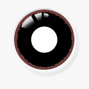 Crimson Maw Black Costume Yearly Contact Lenses | 2 Pcs