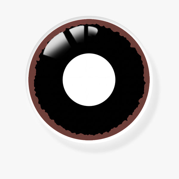 Crimson Maw Black Costume Yearly Contact Lenses | 2 Pcs