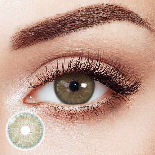 Breeze Green Prescription Yearly Contact Lenses | 2 Pcs