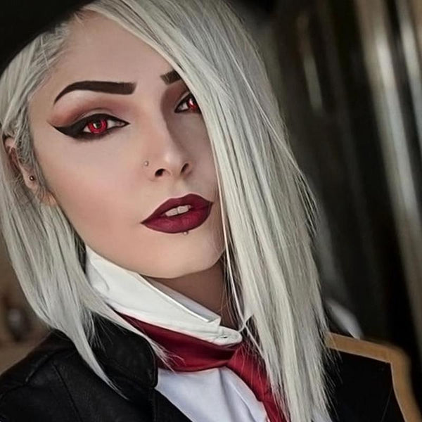 Circle Red Costume Contact Lenses