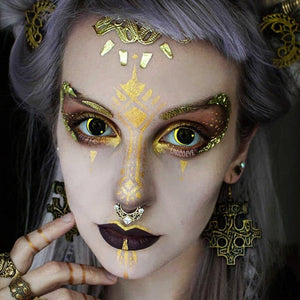 Moon Star-yellow Cosplay Contact Lenses