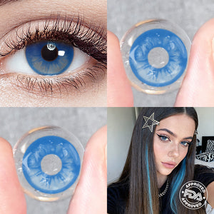 Snowfall Blue 6 Months Contact Lenses