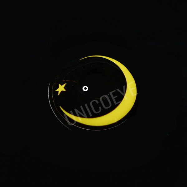 Moon Star-yellow Cosplay Contact Lenses