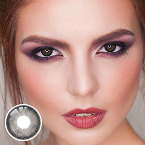 Marinated Egg Black Prescription Yearly Contact Lenses
