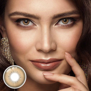Azure Fantasy Brown Prescription Yearly Contact Lenses
