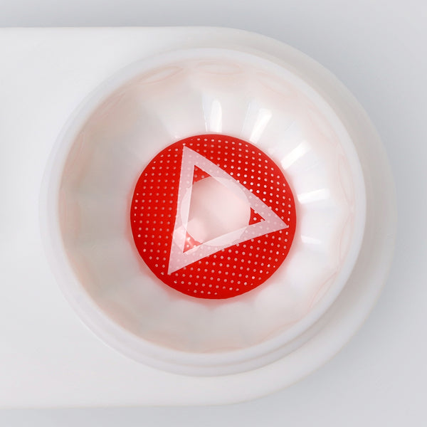 Triangle Red Cosplay Contact Lenses