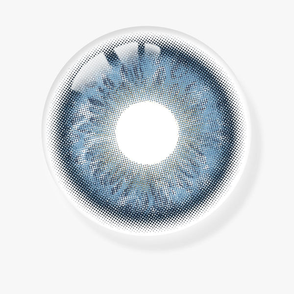 Kitsune Glow Blue 6 Months Contact Lenses | 2 Pcs