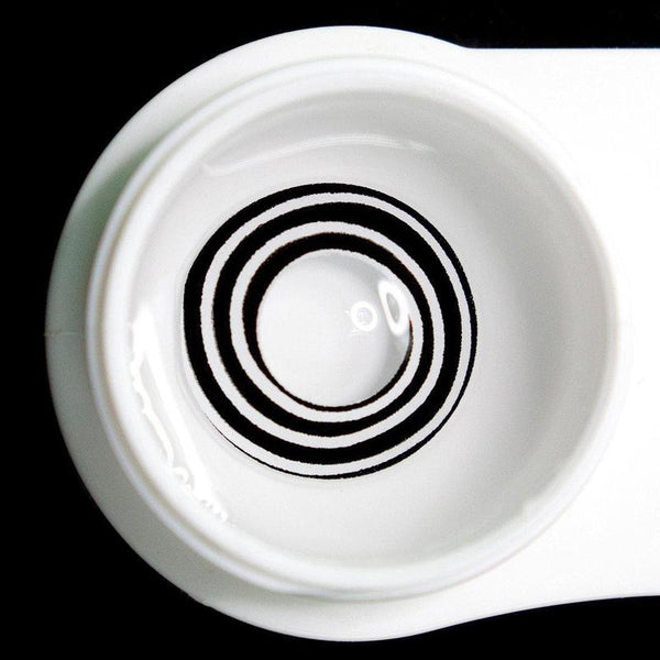Swirl Cosplay Black Contact Lenses