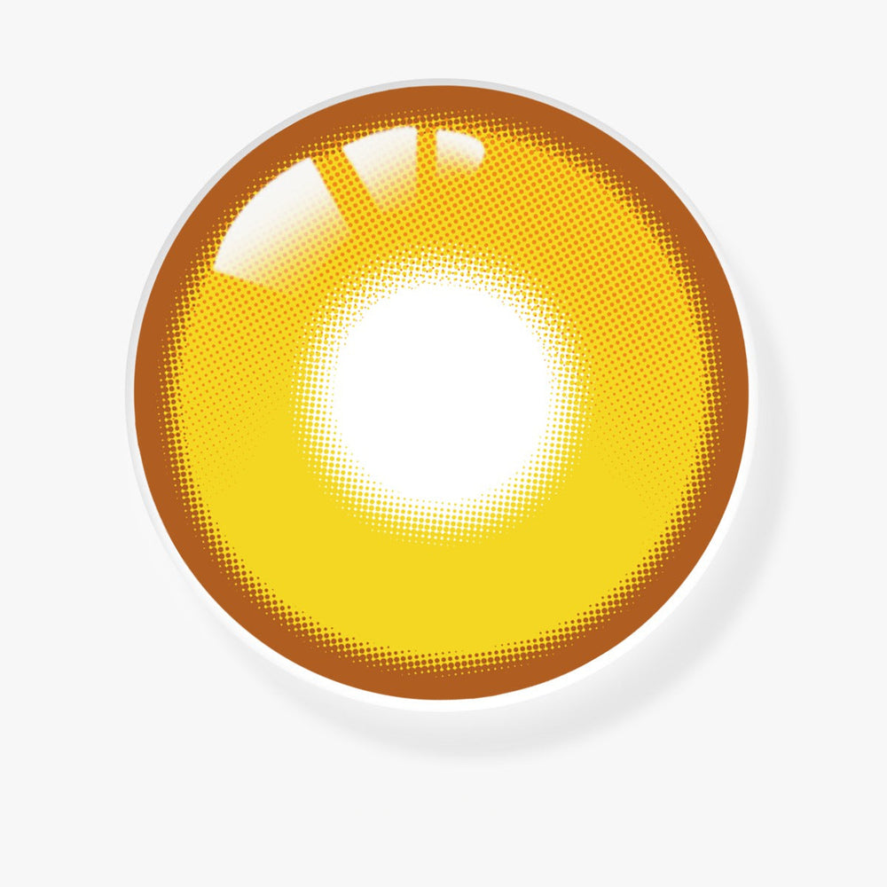Aureole Yellow Prescription 6 Months Contact Lenses | 2 Pcs