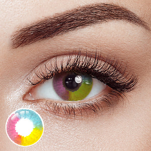 Nebula Rainbow Costume Yearly Contact Lenses