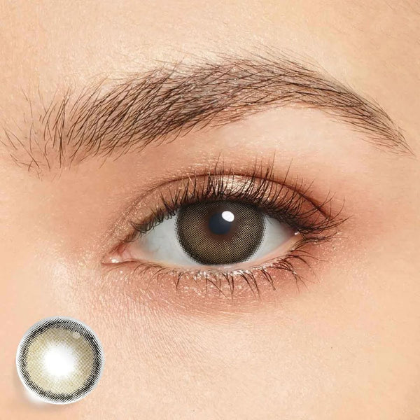 Roze Beige Brown Prescription 6 Months Contact Lenses