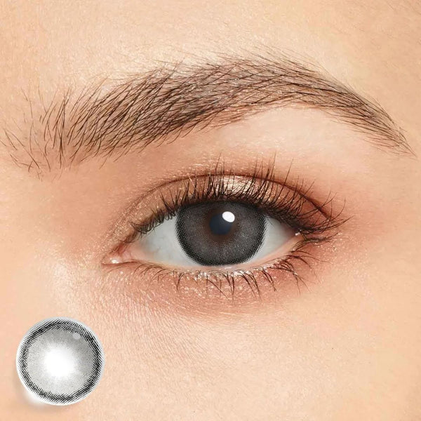 Roze Charcoal Gray Prescription 6 Months Contact Lenses