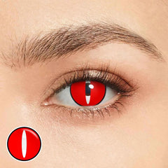 Red Cosplay Yearly Contact Lenses