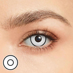White Cosplay Yearly Contact Lenses