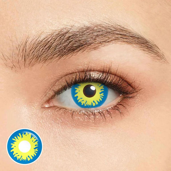 Blue Cosplay Yearly Contact Lenses