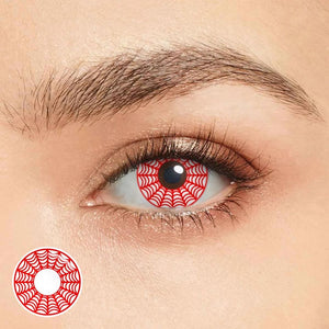 Red Cosplay Yearly Contact Lenses