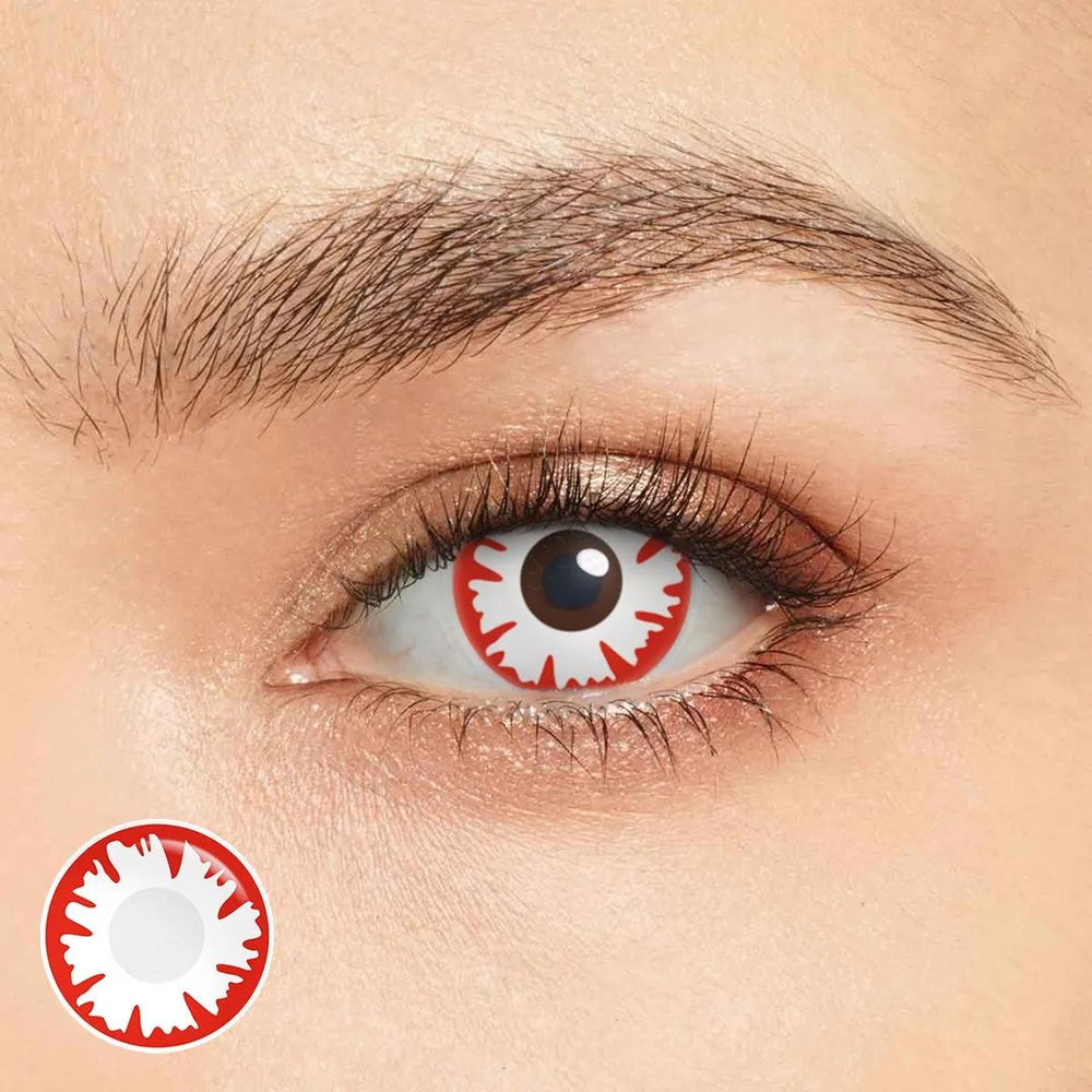 White Cosplay Yearly Contact Lenses