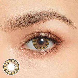 Brown Halloween Yearly Contact Lenses