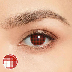 Red Halloween Yearly Contact Lenses