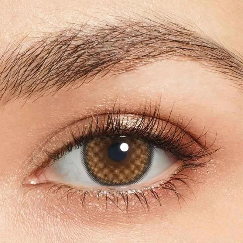 ROZE AIRY Pumpking Brown Contact Lenses