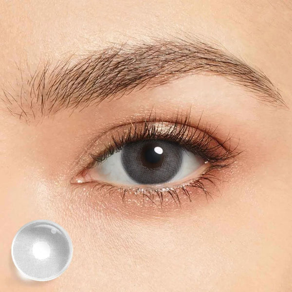 Broadway Silver Gray Contact Lenses