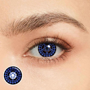 Satellite Blue Costume Yearly Contact Lenses