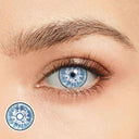 Glacier Shimmer Blue Costume Yearly Contact Lenses