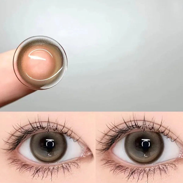 Cheese Tart Brown Prescription Yearly Contact Lenses