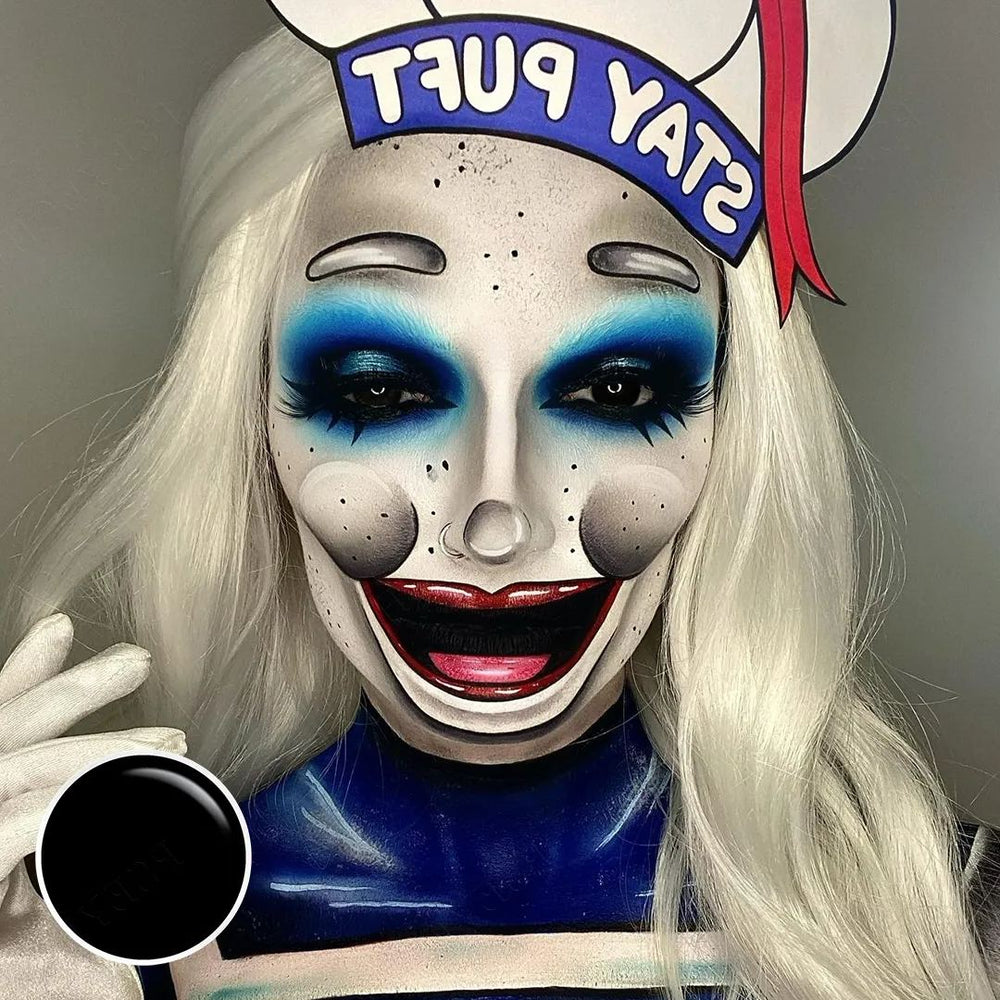 [US Warehouse] Blind Black Cosplay Contact Lenses