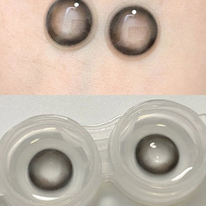 Cream Black Prescription Yearly Contact Lenses