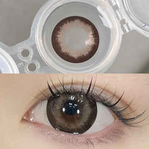 Maltball Brown Prescription Yearly Contact Lenses