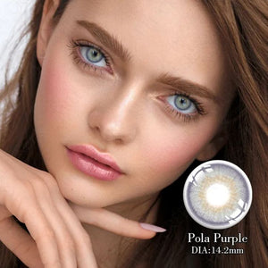 Pola Purple Yearly Contact Lenses